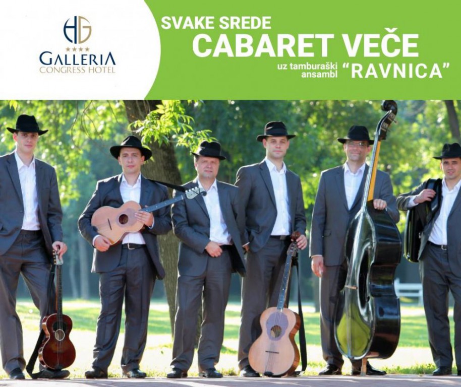 Cabaret veče uz tamburaški ansambl Ravnica