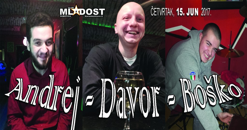 Akustična svirka: Andrej, Davor, Boško