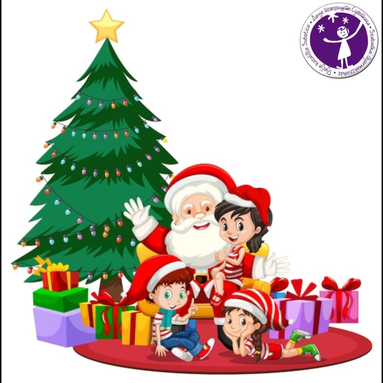 Dvojezični novogodišnji program sa dodelom paketića u Dečjem pozorištu Subotica