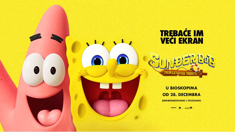 Animirani film  Sundjer Bob: prokletstvo pirata 3D (sinhronizovano na srpski)