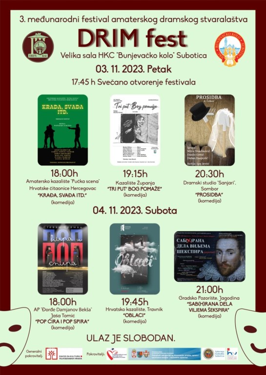 3. međunarodni festival amaterskog dramskog stvaralaštva "Drim fest"