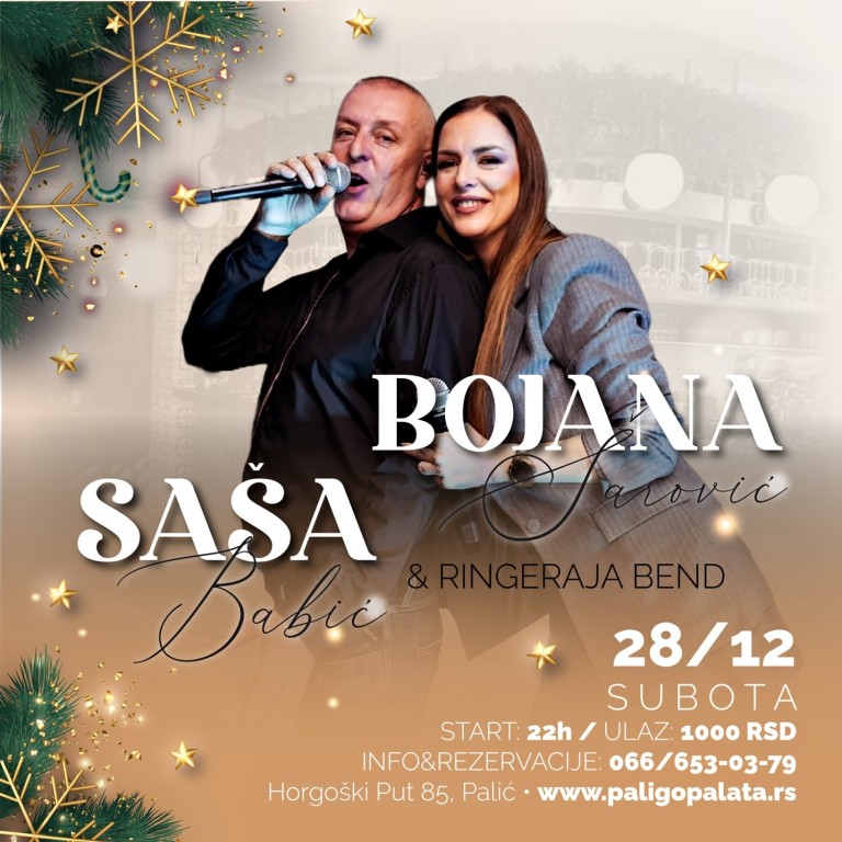 Bojana Šarović, Saša Babić i Ringeraja Bend