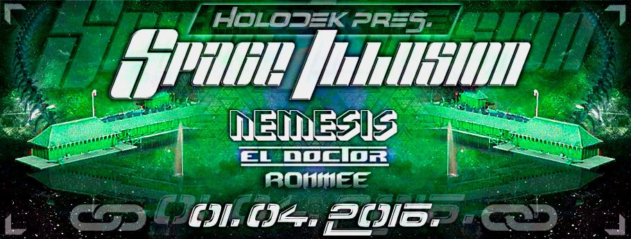 Psychedelic trance party: Space Illusion