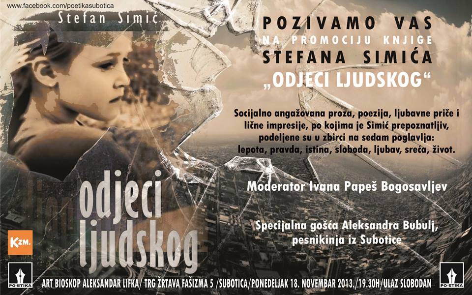 Promocija knjige "Odjeci ljudskog" Stefana Simića