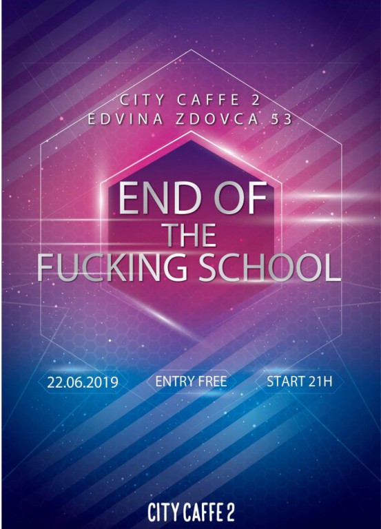 End of the fu***ng school party