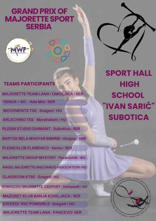 GRAND PRIX OF MAJORETTE SPORT SERBIA - internacionalno takmičenje mažoretkinja