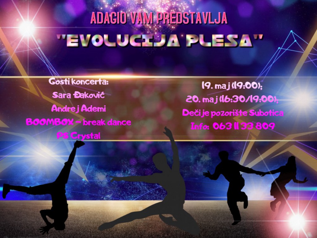Muzičko plesni koncert: Evolucija plesa