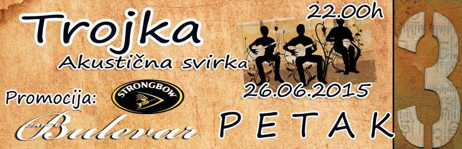 Trojka - Akustična svirka