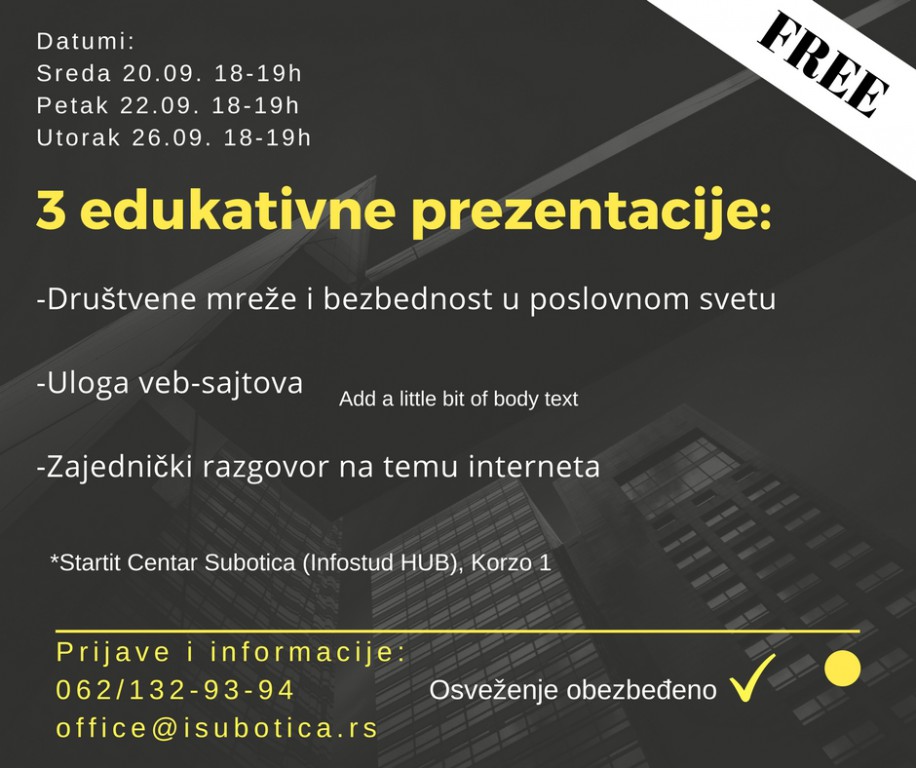 Prezentacija i razgovori: Internet