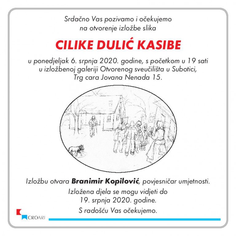 Samostalna izložba slika: Cilika Dulić Kasiba