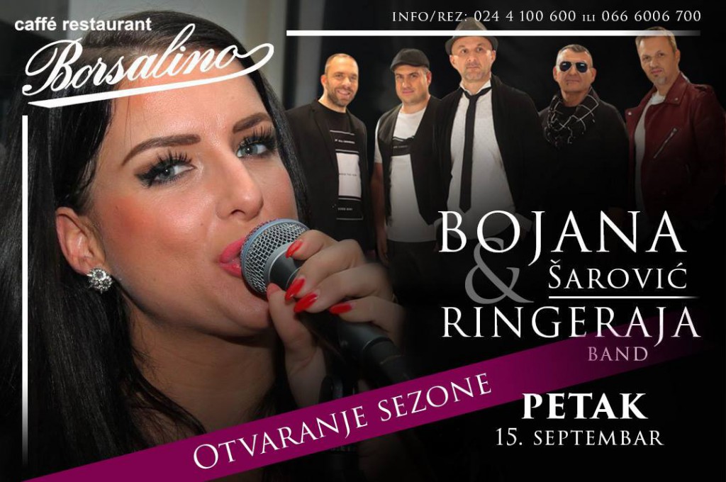 Otvaranje sezone: Bojana Šarović i Ringeraja bend