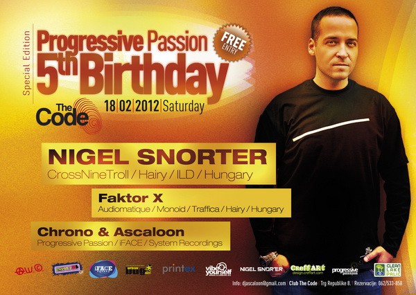 Progressive passion 5th Birthday