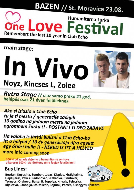 One Love Festival (Humanitarna žurka)