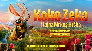 OTKAZANO Animirani film: Koko Zeka i tajna Mrkog Hrčka (sinhronizovano)