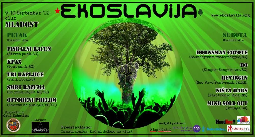 III Festival ekologije i antifašizma "Ekoslavija"