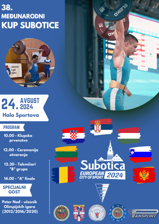 38. Međunarodni kup Subotice u dizanju tegova