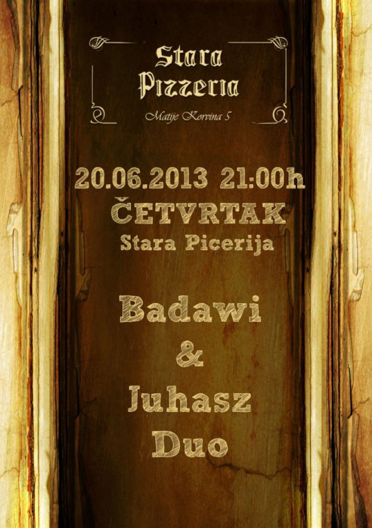 Badawi & Juhasz - Akustična svirka