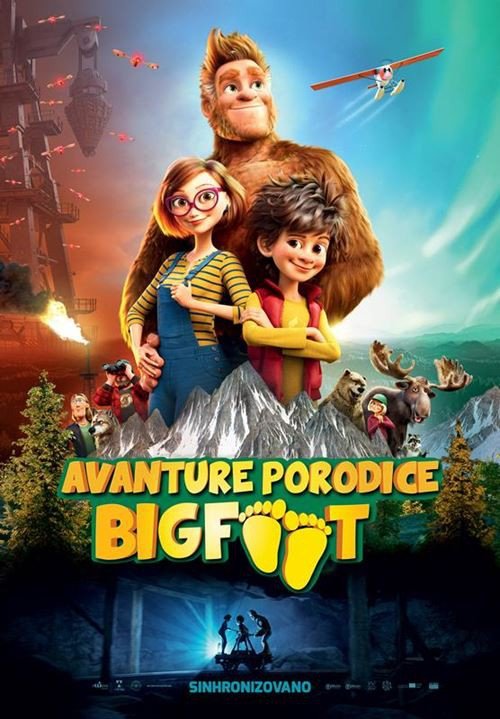 Animirani film: Avanture porodice Bigfoot 3D (sinhronizovano)
