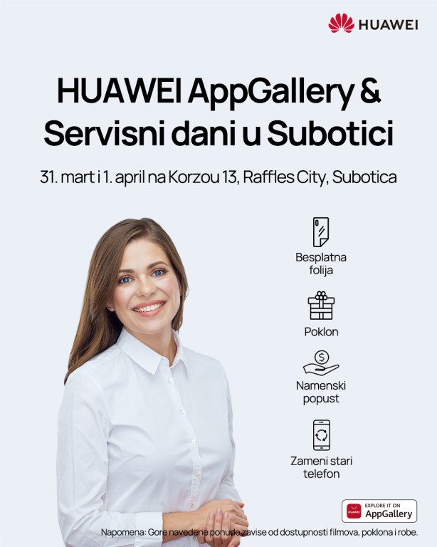 HUAWEI AppGallery i Servisni Dani u Subotici