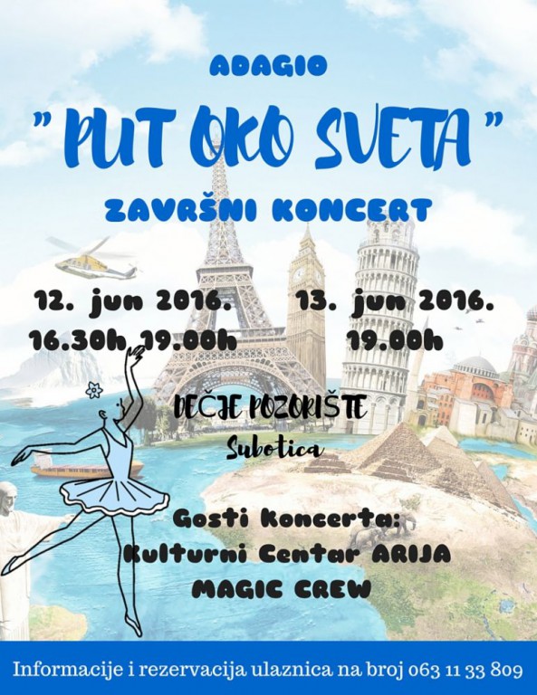 Plesni koncert: Put oko sveta