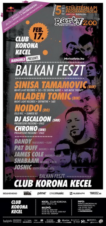 BALKAN Fest, Club Korona, Kecel, Hungary