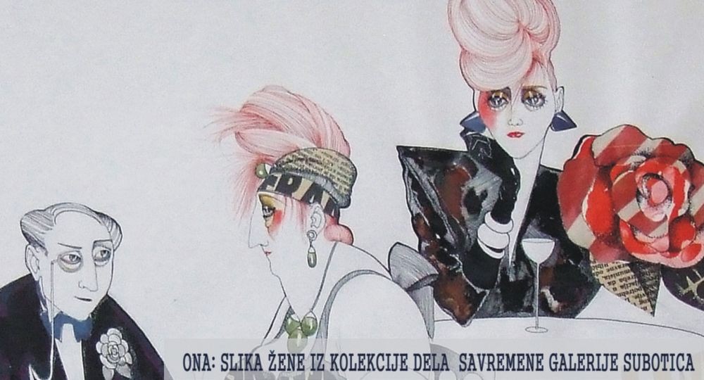 Ona : slika žene iz kolekcije dela Savremene galerije Subotica