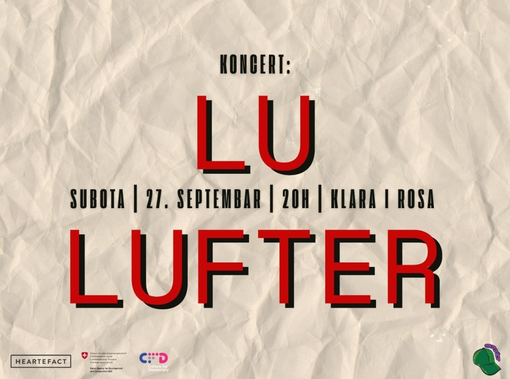 OTKAZANO Koncert: LU i LUFTER
