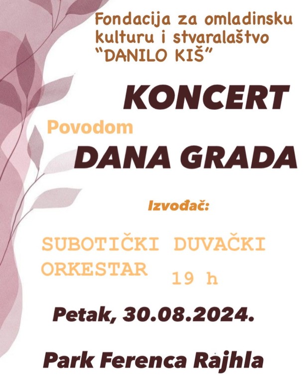 Koncert subotičkog duvačkog orkestra