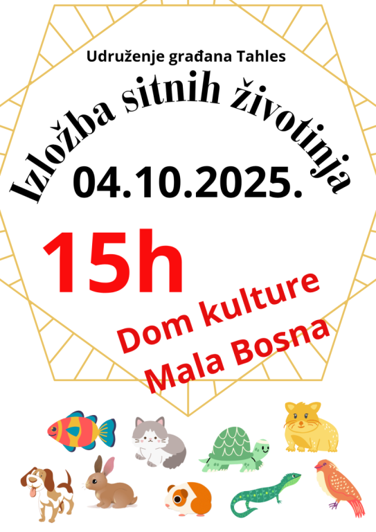 Izložba sitnih životinja UG "Tahles"