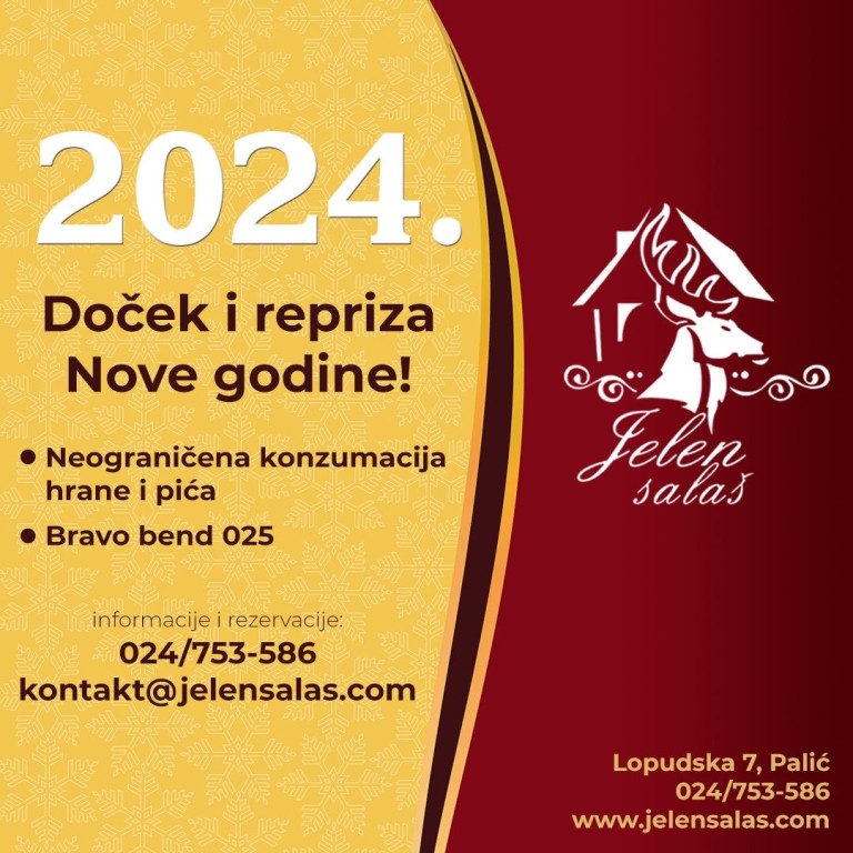 Doček Nove godine na Jelen salašu