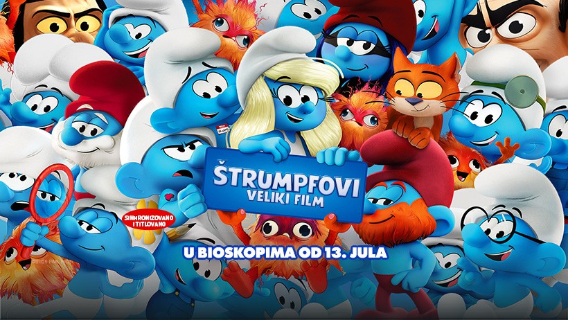 Animirani film: Štrumpfovi – Veliki film (sinhronizovano na srpski)