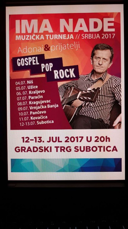 Ima nade: Muzička turneja  Srbija 2017
