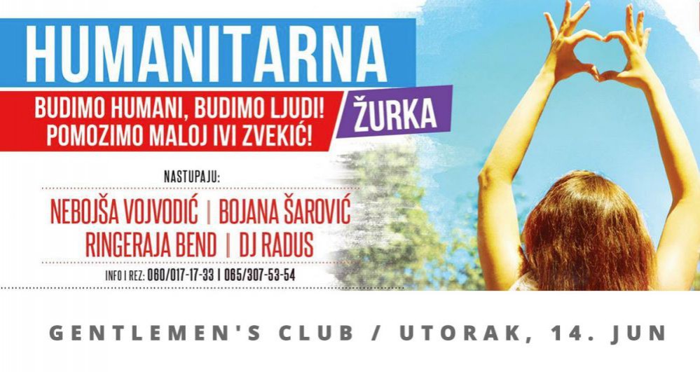 Humanitarna žurka za IVU - Bojana Šarović, Nebojša Vojvodić, Ringeraja bend