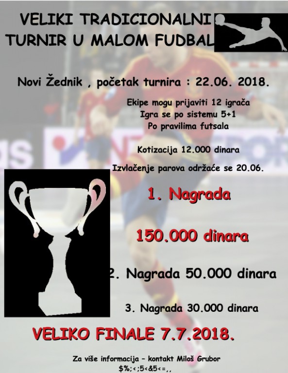 Veliki tradicionalni turnir u malom fudbalu