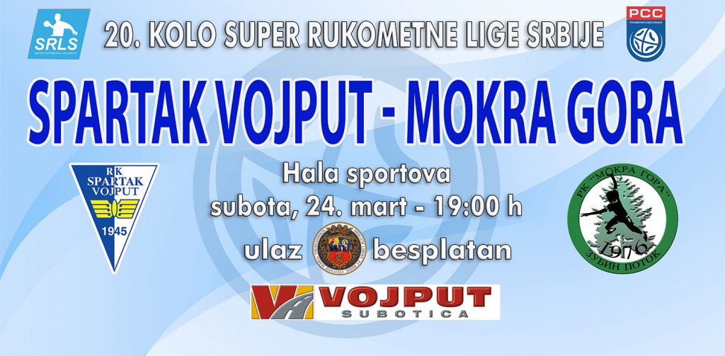 Rukomet: Spartak Vojput - Mokra Gora