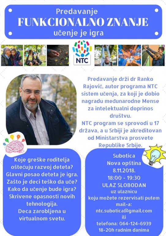 Predavanje dr Rajovića o funkcionalnom znanju dece