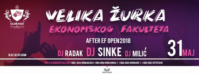 Velika žurka Ekonomskog fakulteta