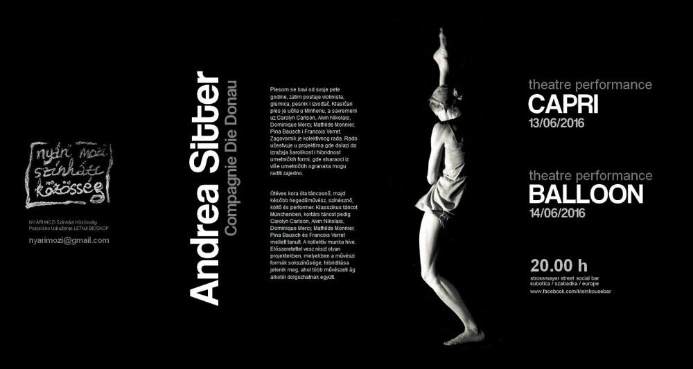 Andrea Sitter theatre performance