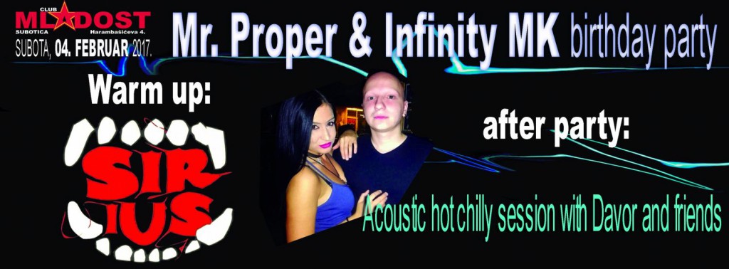 Mr. Proper & Infinity MK birthday party