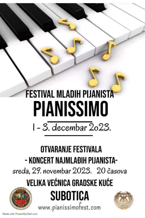 Svečano otvaranje Festivala PIANISSIMO