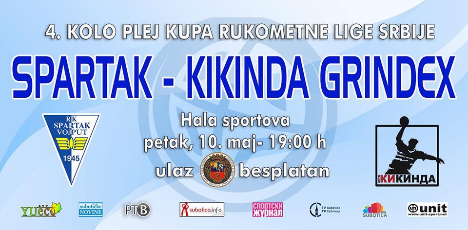 Rukomet: RK Spartak - RK Kikinda Grindex