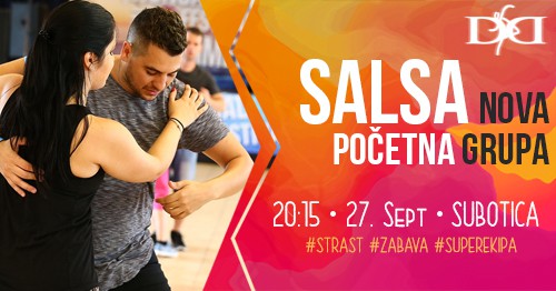 NOVA početna grupa SALSE Subotica - Besplatan čas