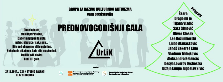 Prednovogodišnji gala UrLiK