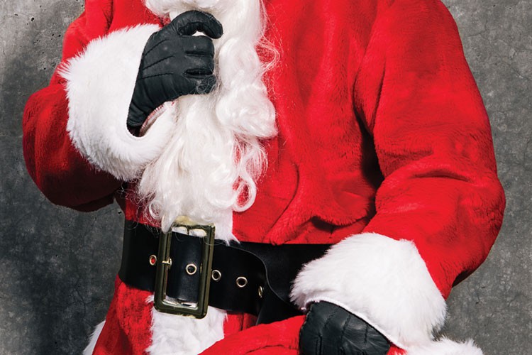 Dodela paketića na ledu sa Deda Mrazom