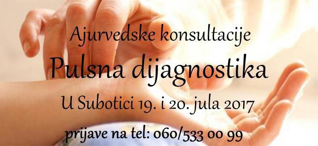 Predavanje: Ajurvedske konsultacije