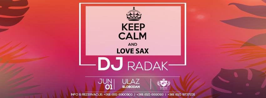 Keep calm and love Sax