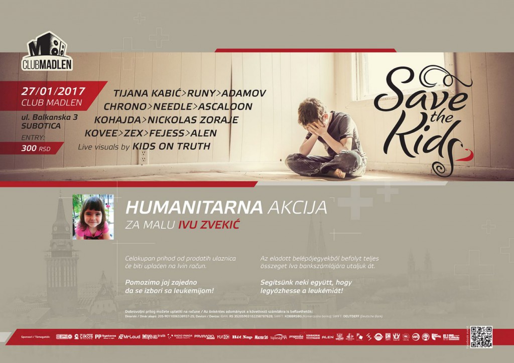 Save the Kids 2017: Humanitarna akcija za malu Ivu Zvekić