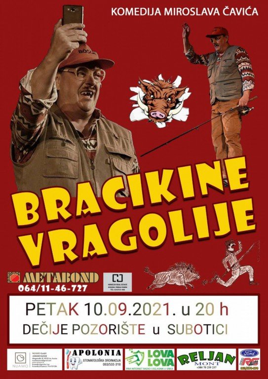 Monodrama "Bracikine vragolije" autora Miroslava Čavića