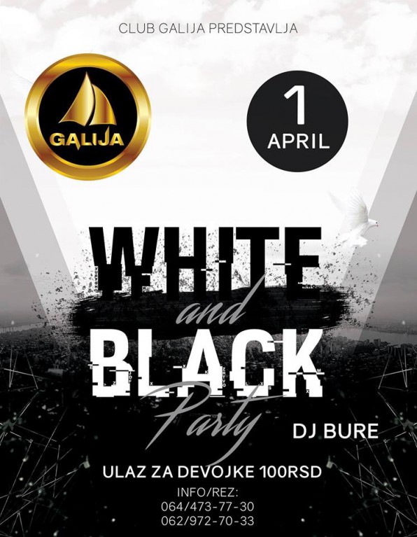 White and black party