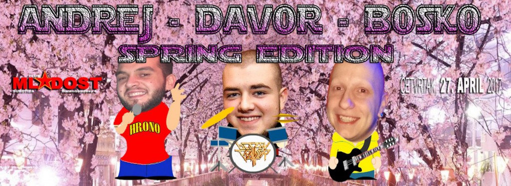 Akustična svirka: Andrej, Davor, Boško